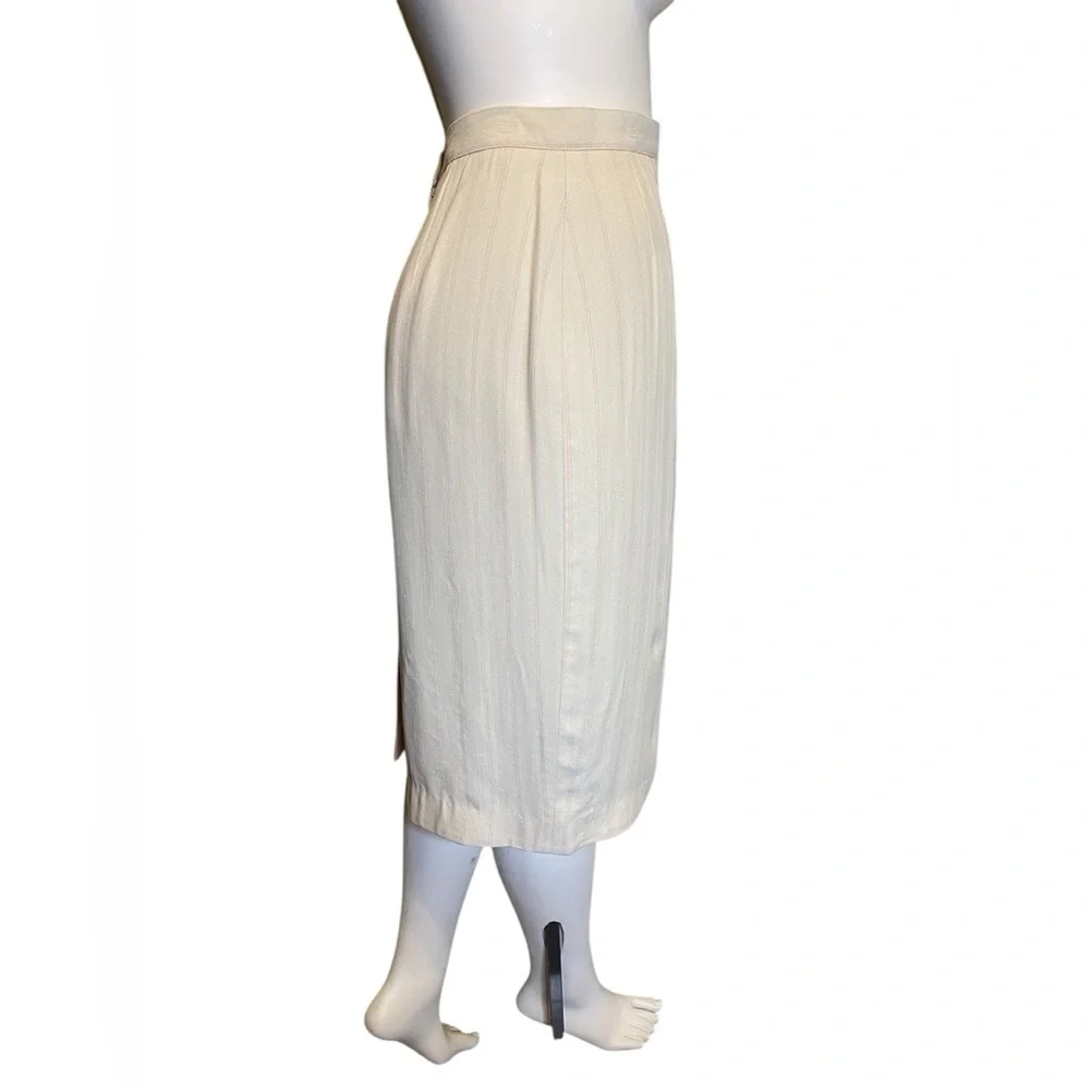 Giorgio Armani LE COLLEZIONI Vintage Wool blend pencil Skirt Women’s Size 14